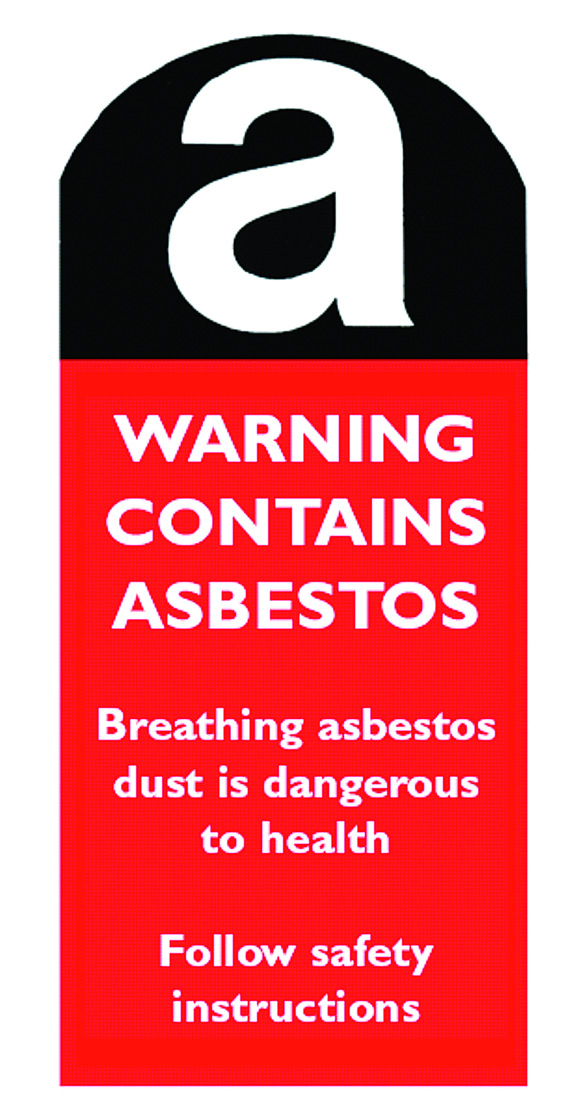 asbestos signage